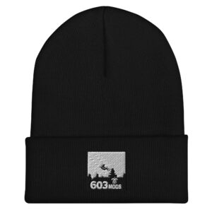 Embroidered 603Mods Cuffed Beanie
